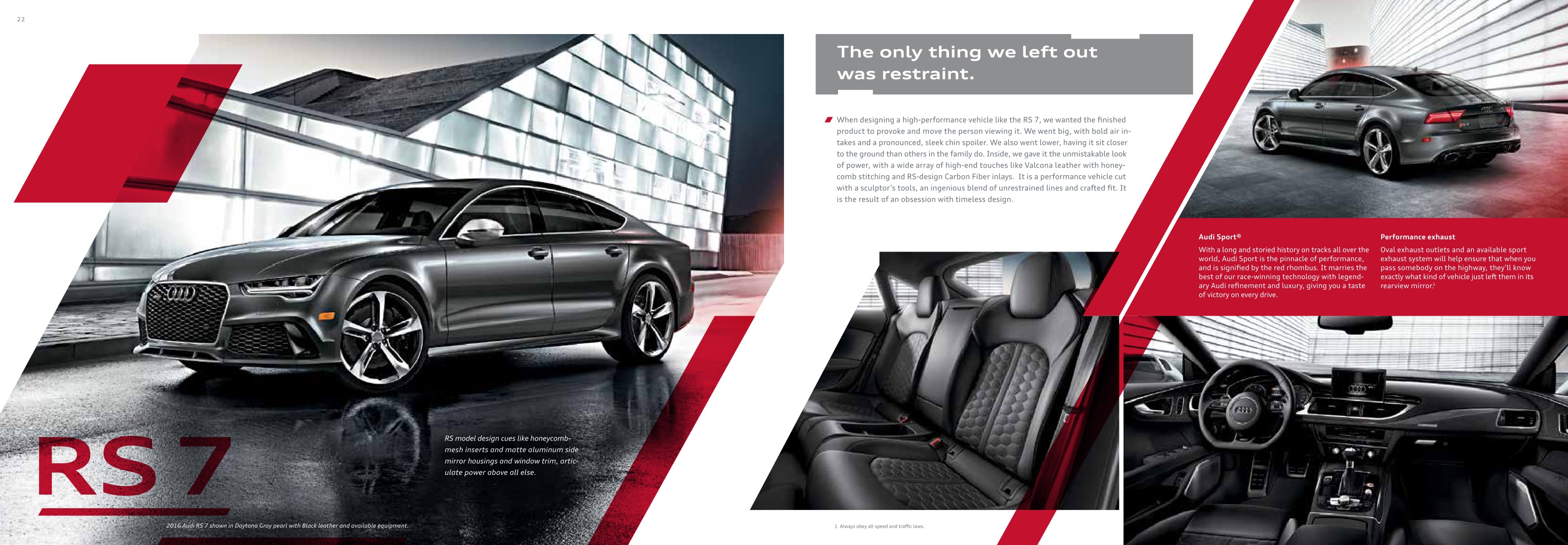 2016 Audi A7 Brochure Page 13